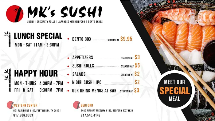 Mk's Sushi of Bedford Picture 3