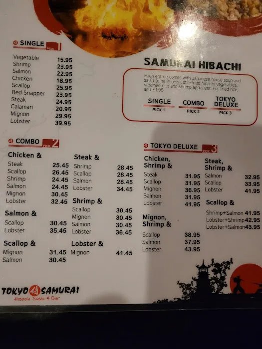 Tokyo Samurai Sushi Hibachi Bar Picture 7