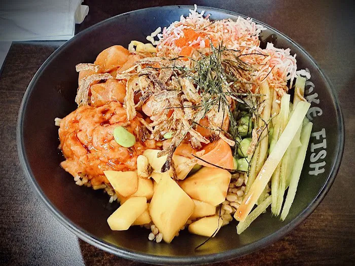 Poke fish sushi Picture 3