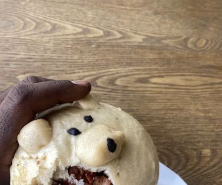 Hot Bamboo Steamed bun dumplings u201cthe original character baou201d