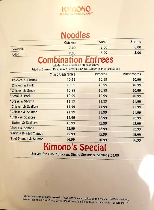 Kimono Japanese Restaurant Picture 10