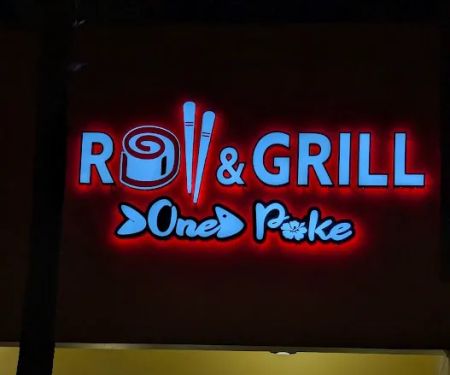 Roll and sushi