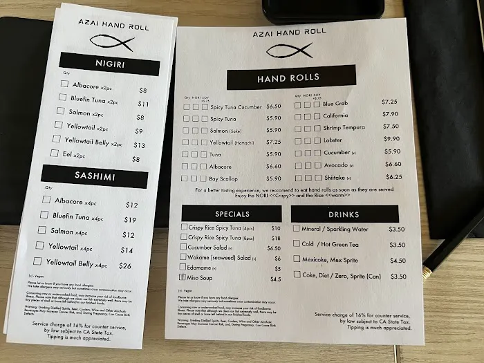 Azai Hand Roll Sushi Picture 8