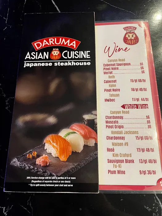 Daruma Asian Cuisine Japanese steakhouse Picture 2