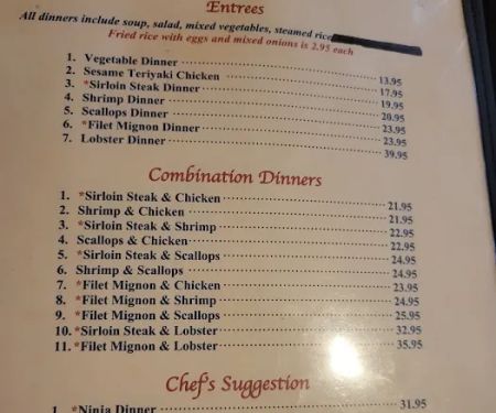Nagano Steakhouse and Sushi Stone Mountain
