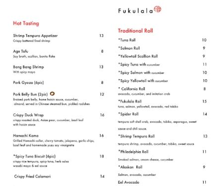 Fukulala Sushi Roswell