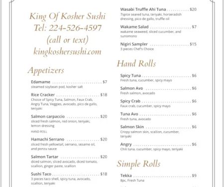 King of Kosher Sushi