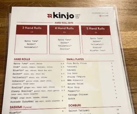 Kinjo Hand Roll Bar