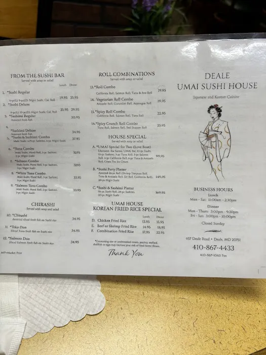 Deale Umai Sushi House Picture 8