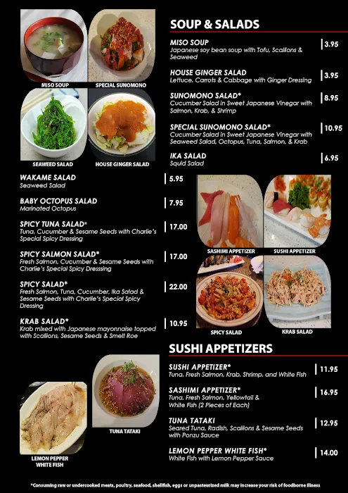 Charlie's Sushi & Japanese Restaurant Picture 10
