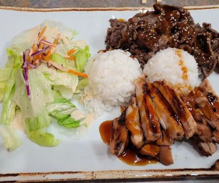 Happy at the Bay Teriyaki