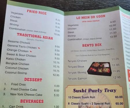 Mizu Sushi & Hibachi Express