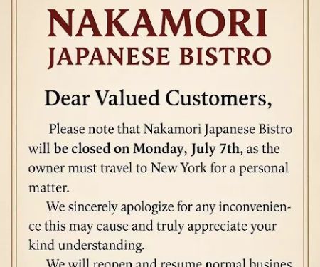 Nakamori Japanese Bistro