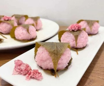 How to Make Sakura Mochi for Cherry Blossom Season Japanese Pink Rice Cake Recipe
