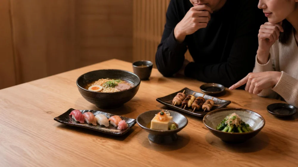 Choosing a Japanese Restaurant by Its Specialty