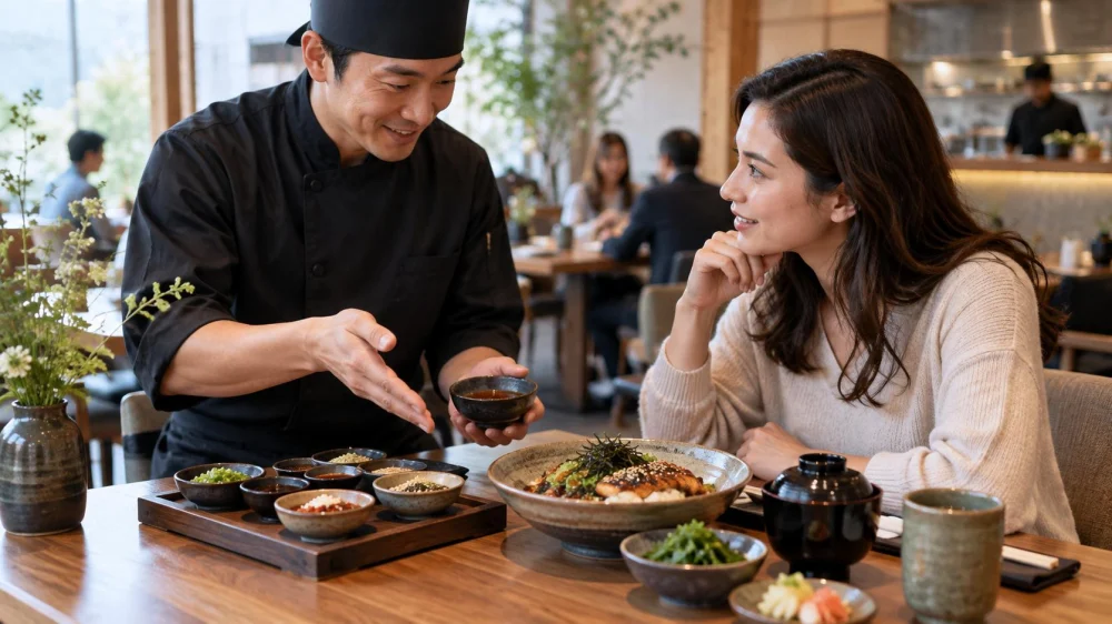 Japanese Dining Sauce and Garnish Check: Heat and Allergens
