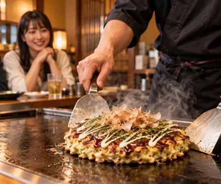 Ordering Okonomiyaki: Regional Styles and Table Etiquette