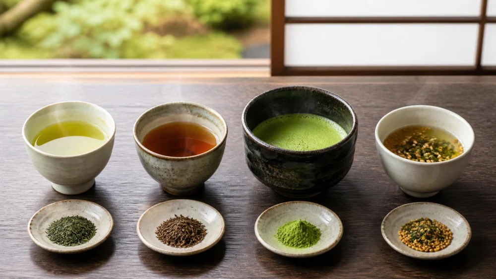Japanese Tea at Restaurants: Sencha, Hojicha, Matcha