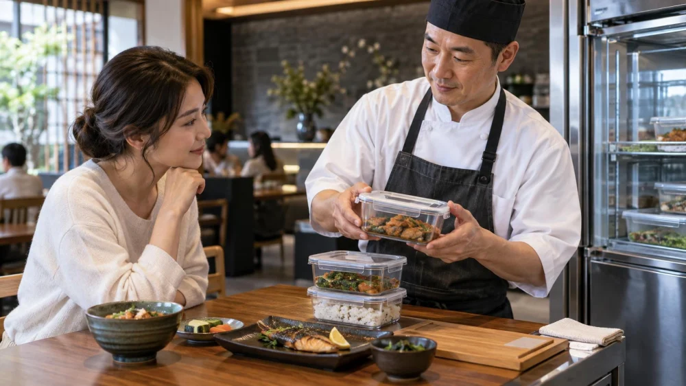 Japanese Dining Leftover Label Plan: Time, Cooling, and Storage