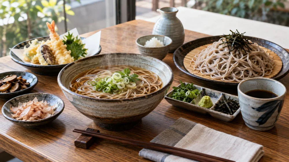 Japanese Soba Guide: Broth, Temperature, Toppings, and Allergens